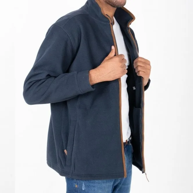 Hazy Blue Finley Mens Full Zip Fleece Jacket