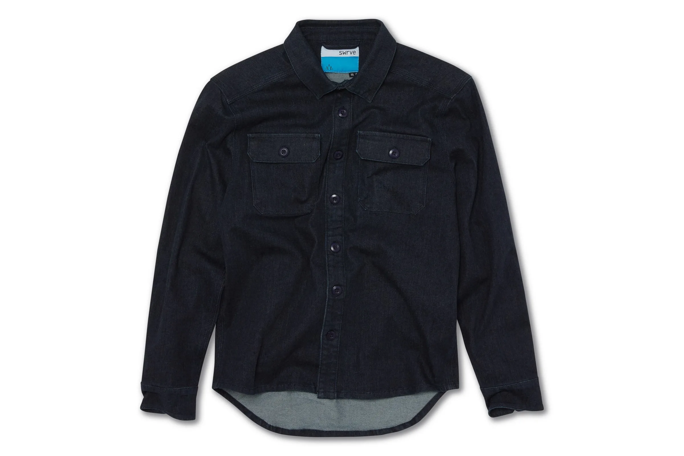 heavyweight CORDURA® DENIM shirt jacket with 4-way stretch