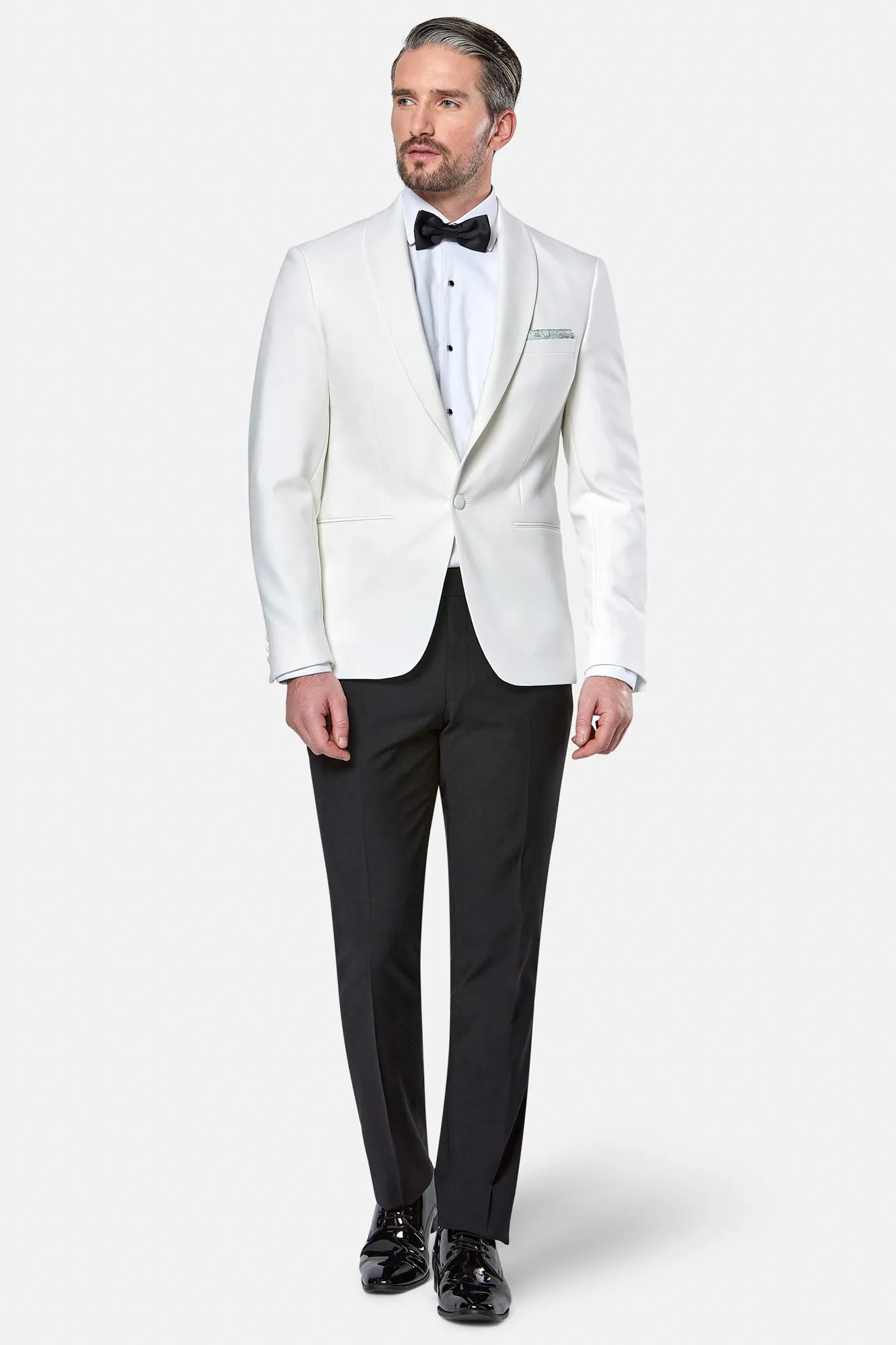 Herbie Frogg White Tuxedo Jacket