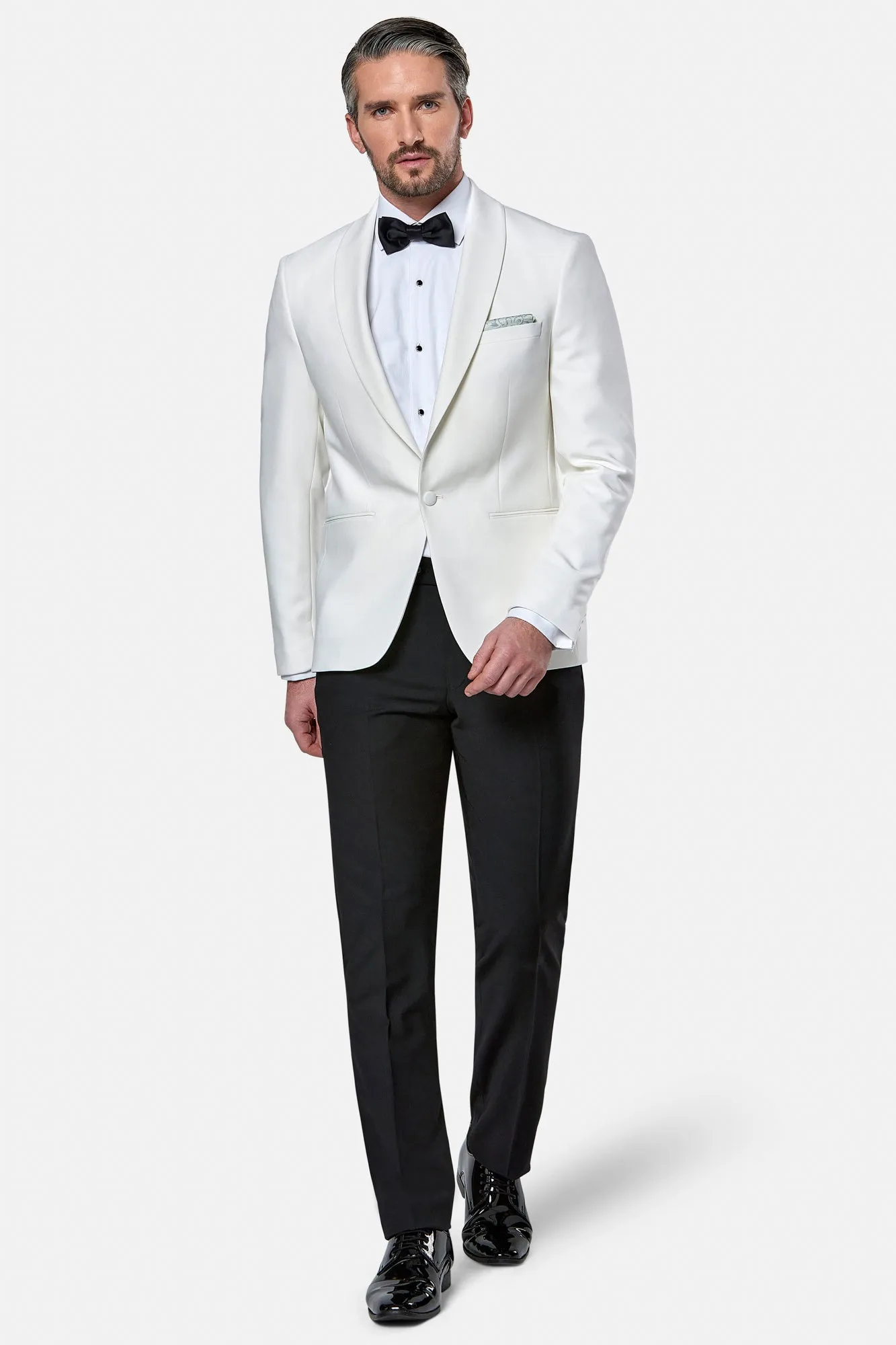 Herbie Frogg White Tuxedo Jacket