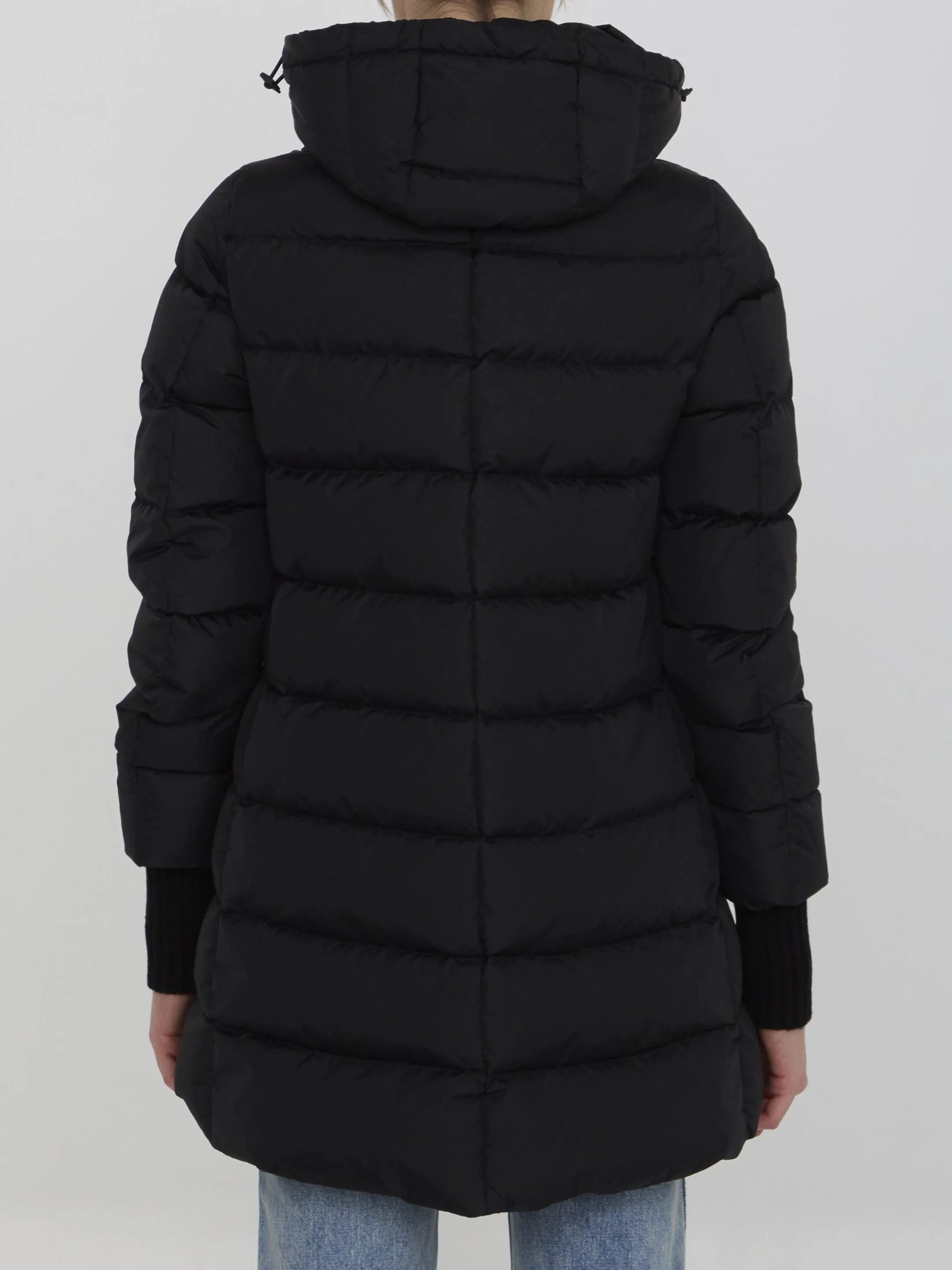 Herno Down Jacket In Nylon Black