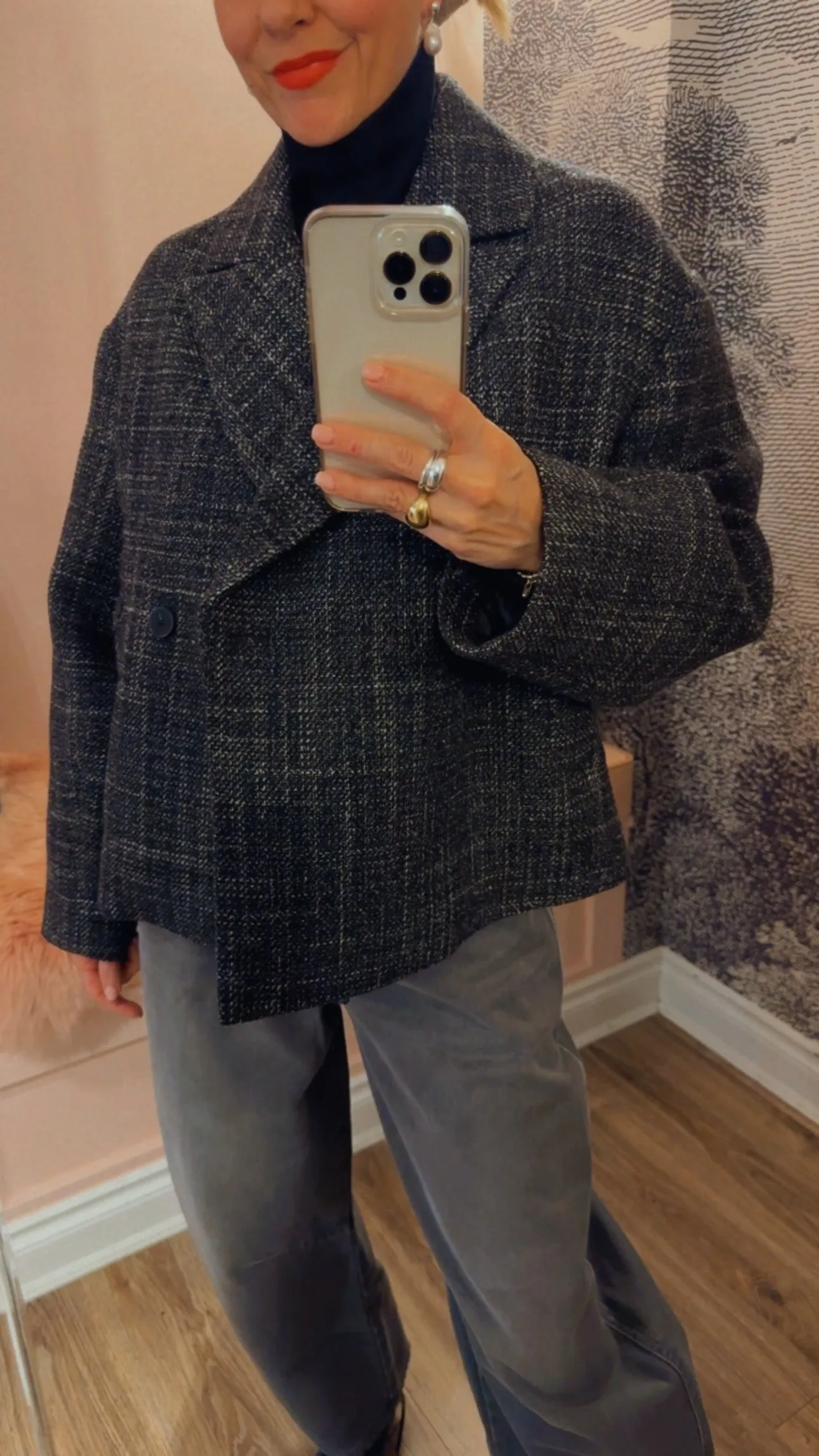 Herringbone Tweed Jacket