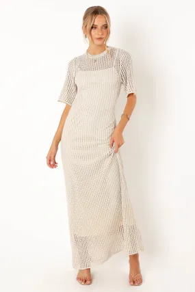 Hollie Maxi Dress - Cream