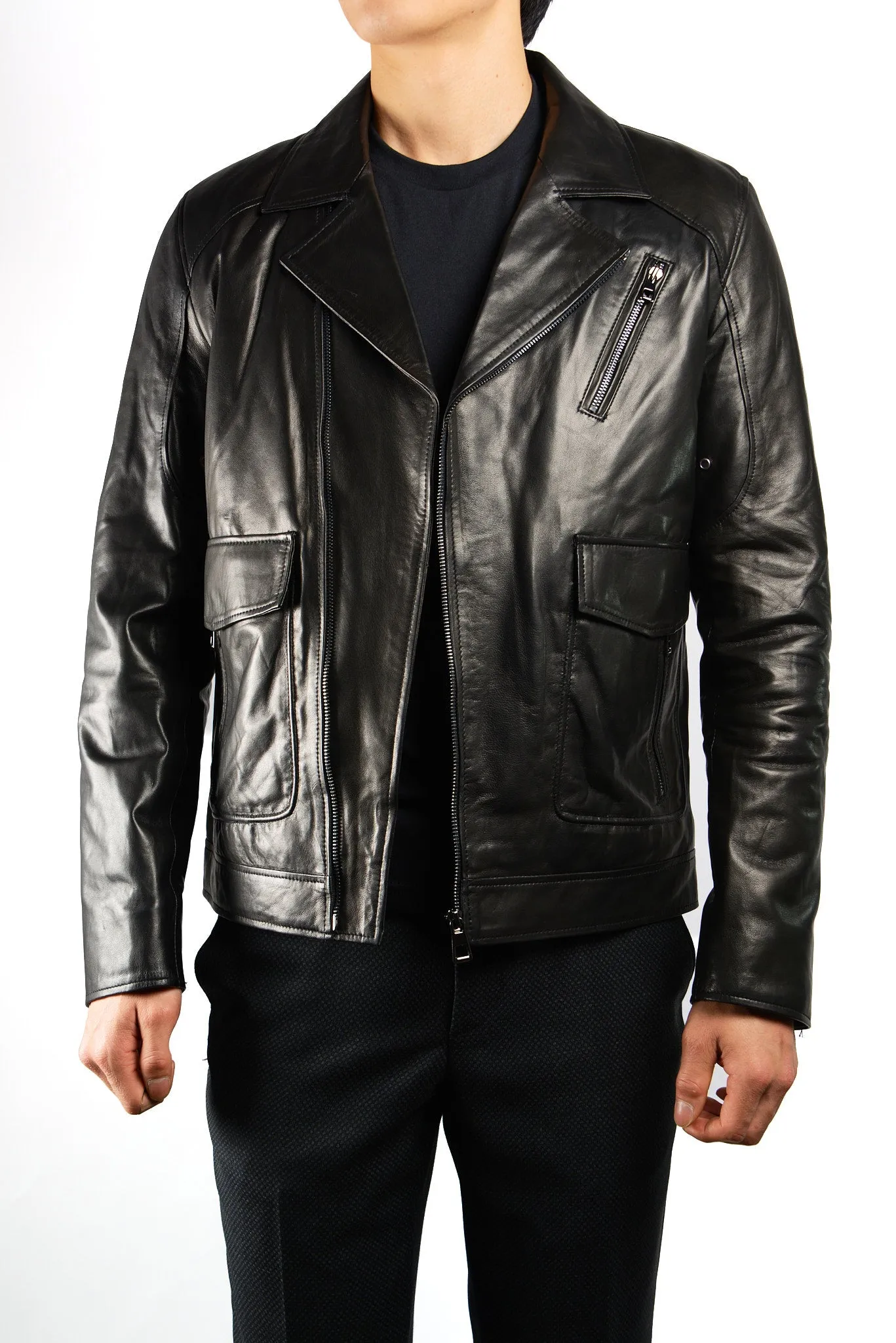 Holloway Biker Leather Jacket