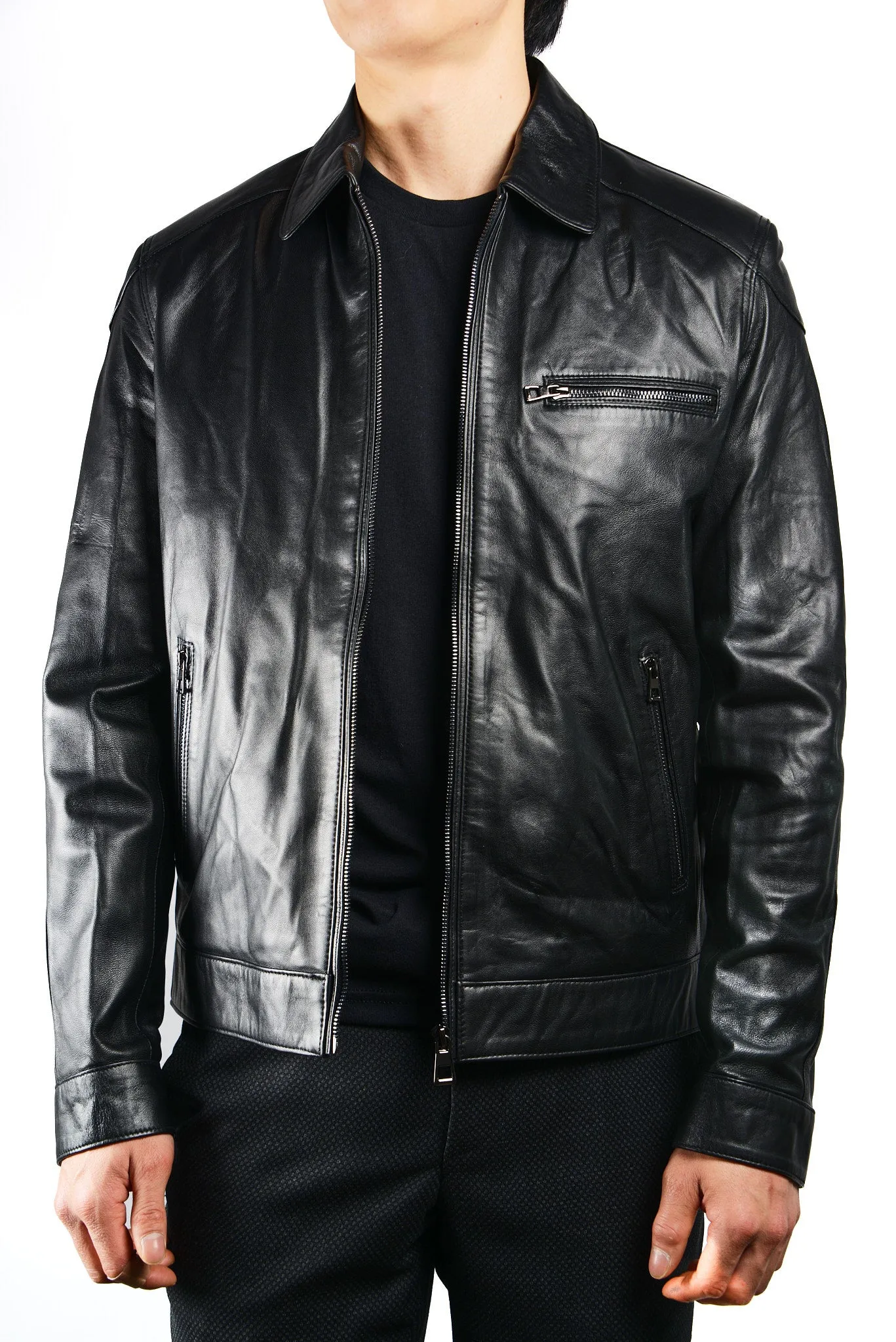 Holloway Bomber Leather Jacket