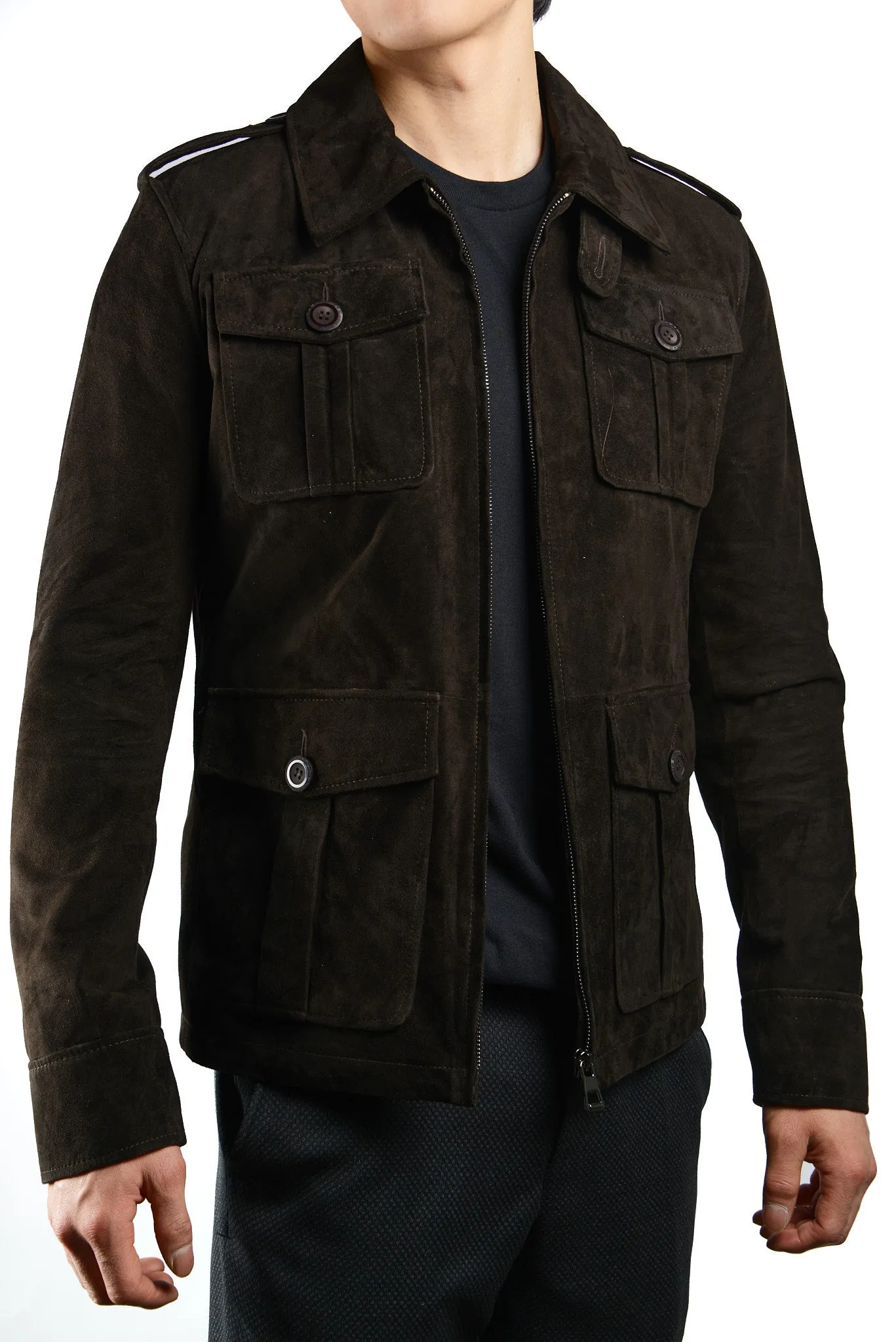 Holloway Patch Pocket Suede Jacket