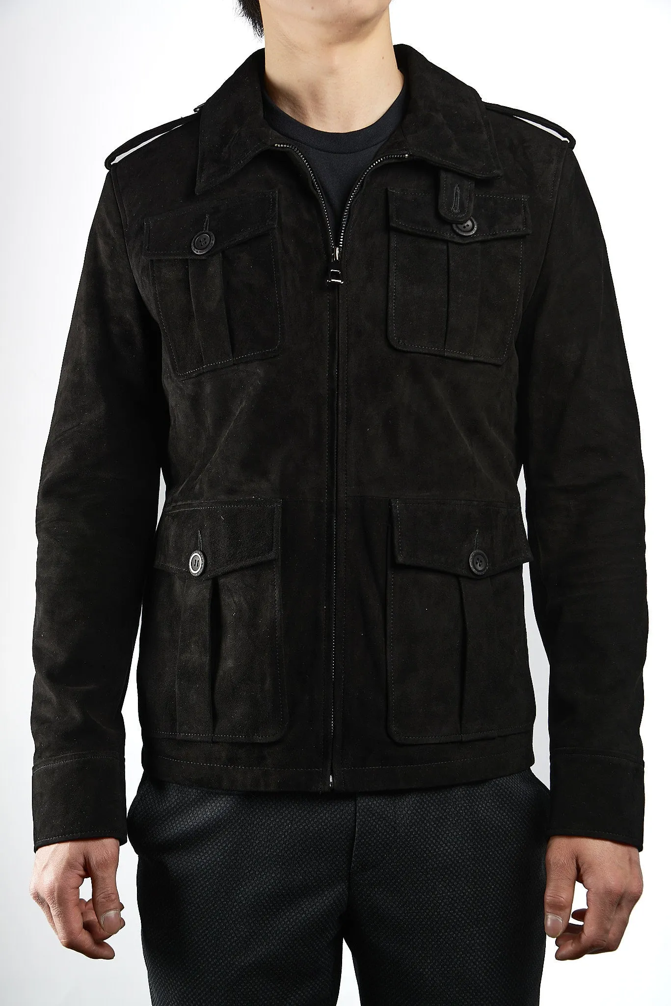 Holloway Patch Pocket Suede Jacket