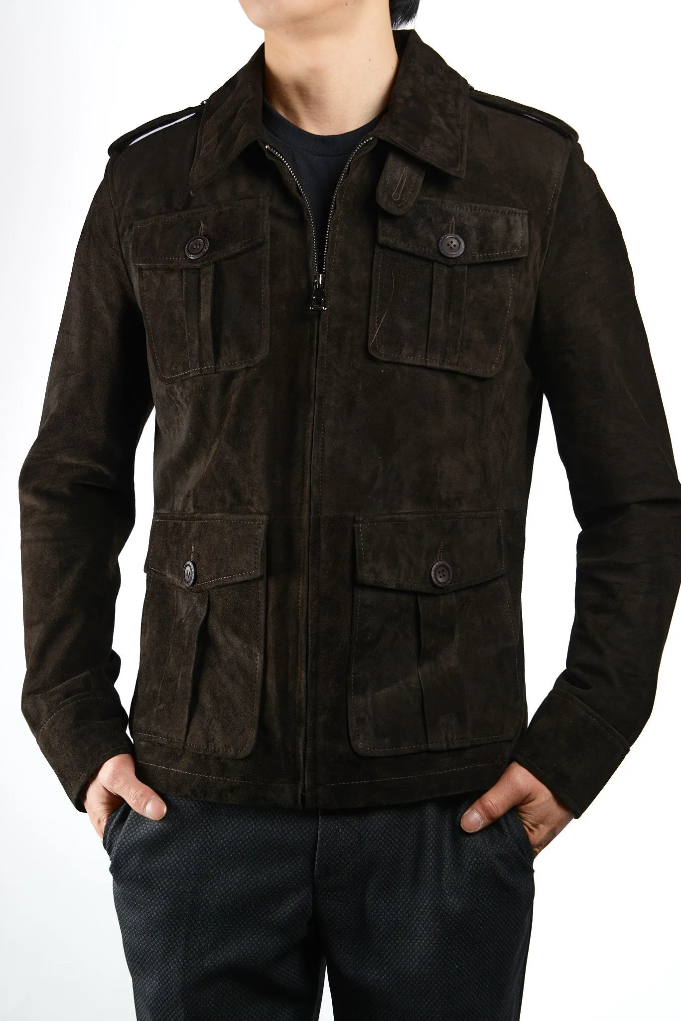 Holloway Patch Pocket Suede Jacket