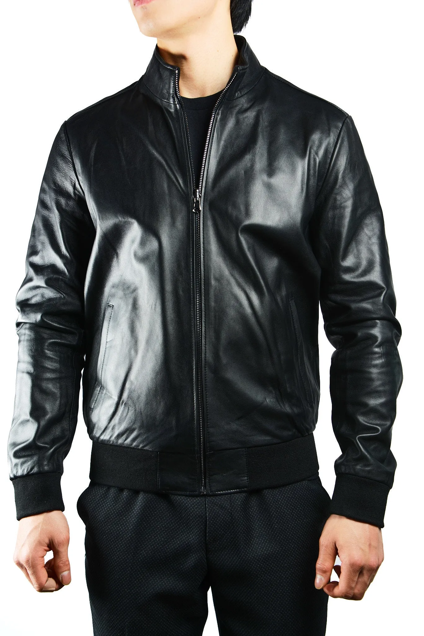 Holloway Reversible Baseball Leather Jacket