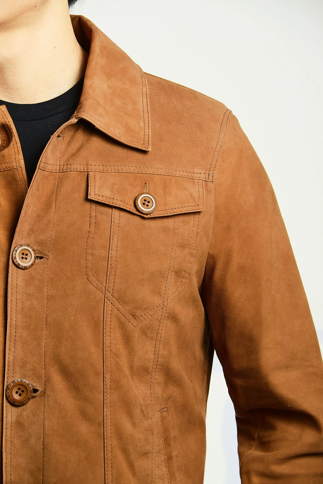 Holloway Trucker Suede Jacket