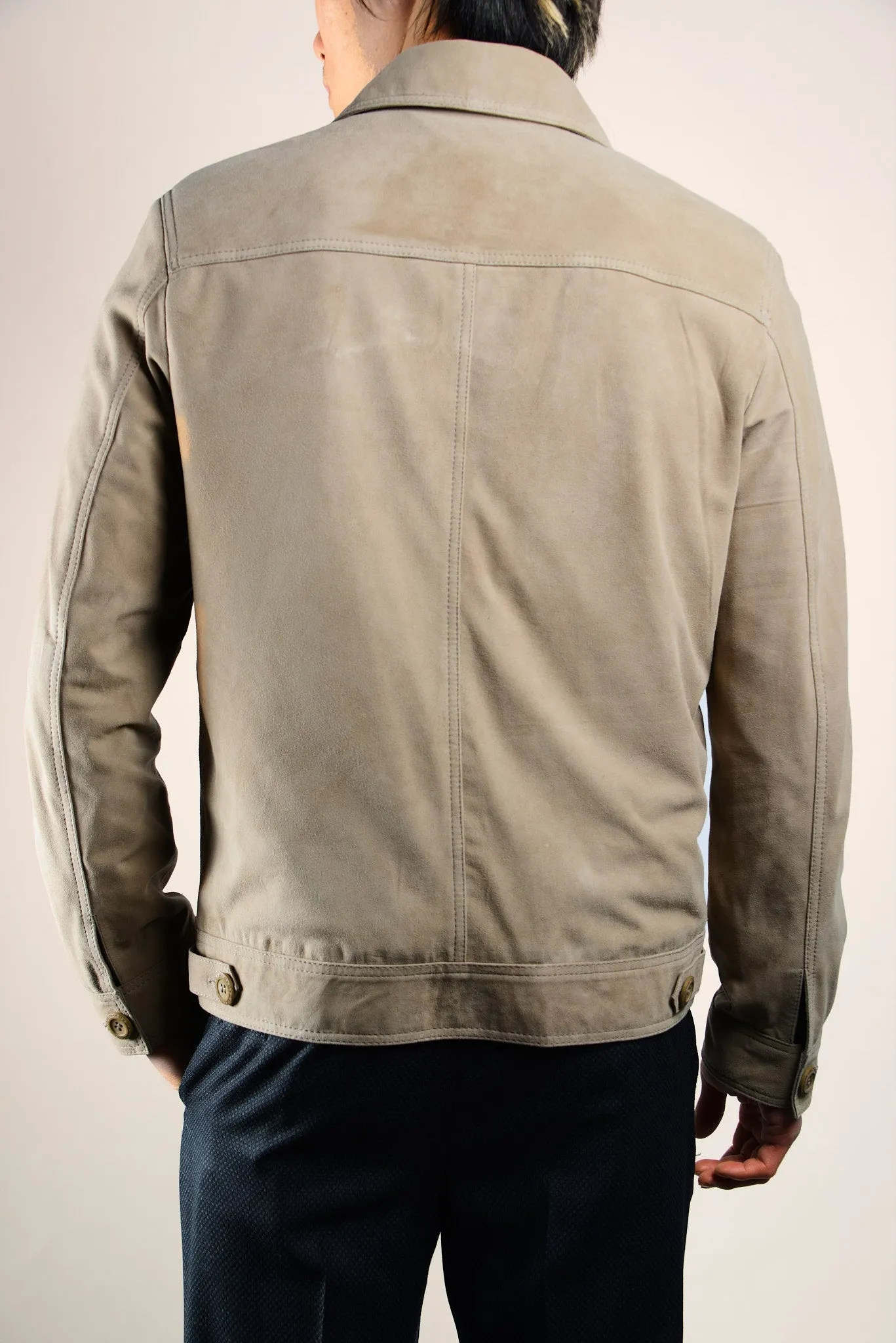 Holloway Trucker Suede Jacket