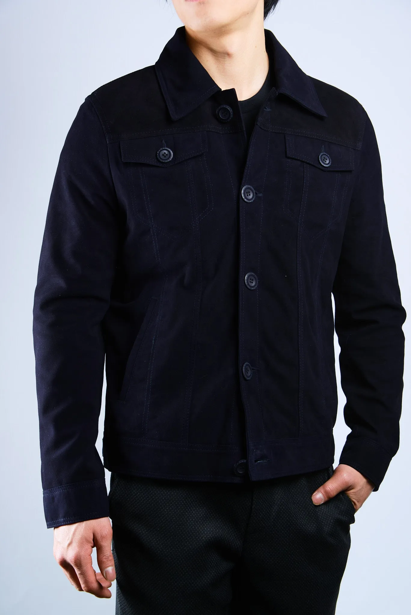 Holloway Trucker Suede Jacket