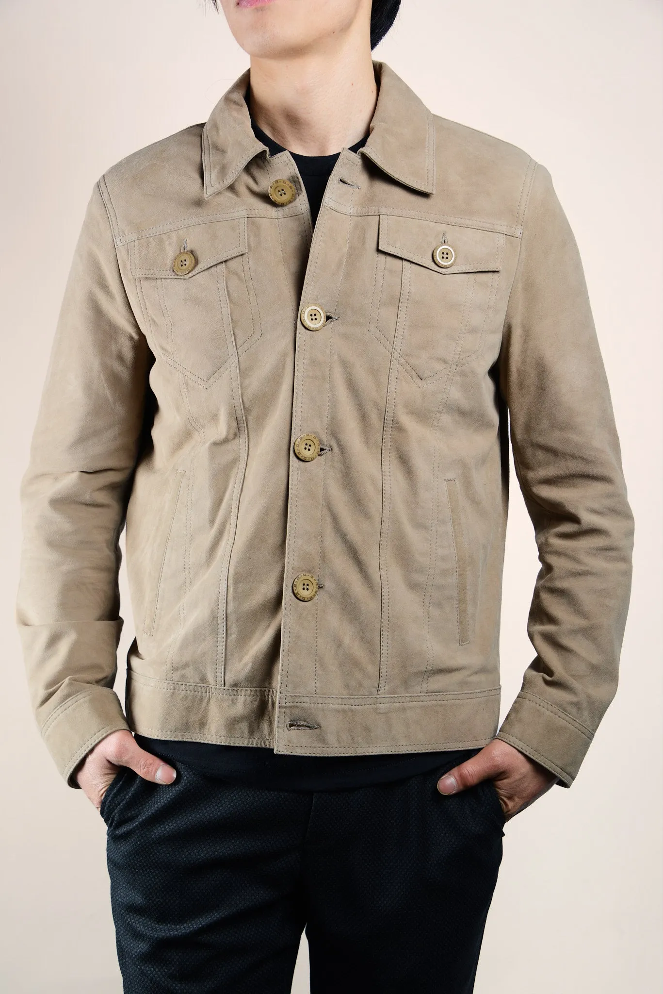 Holloway Trucker Suede Jacket