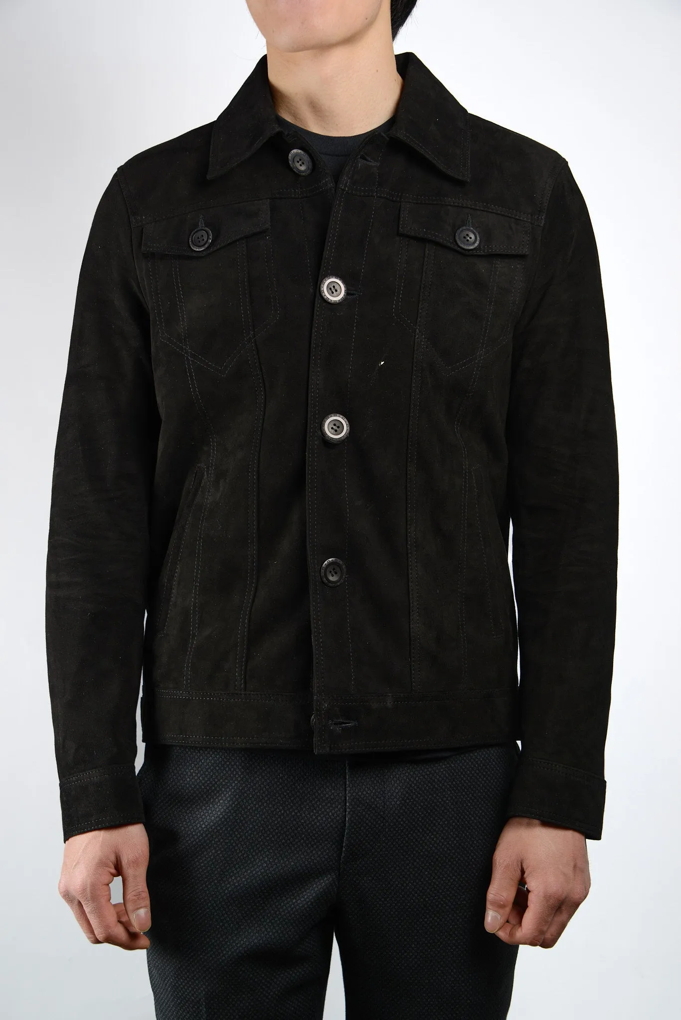 Holloway Trucker Suede Jacket