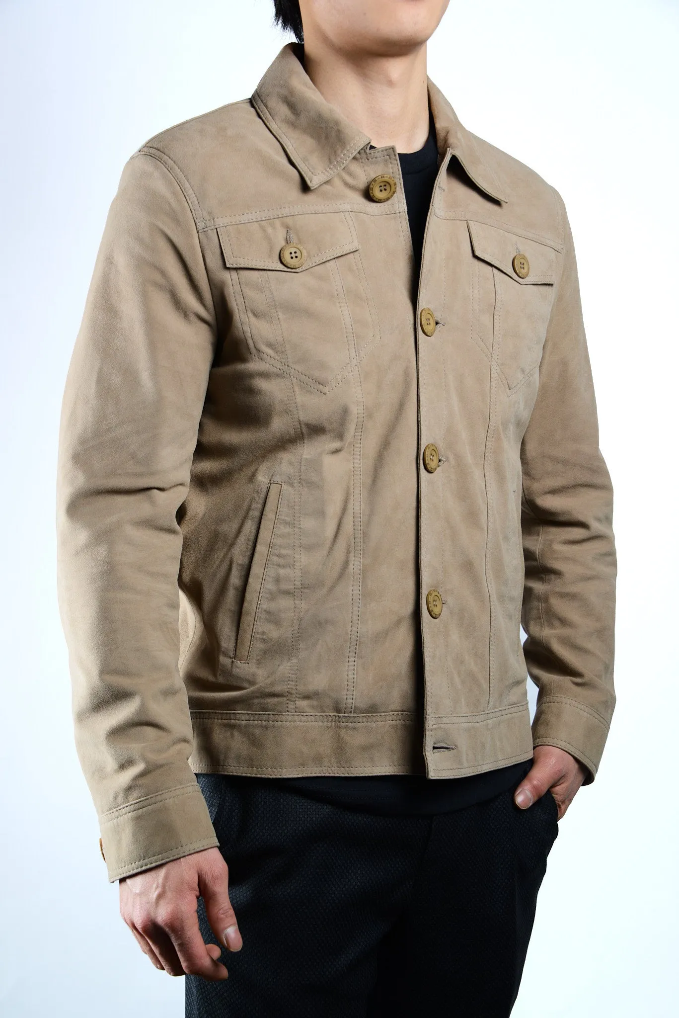 Holloway Trucker Suede Jacket