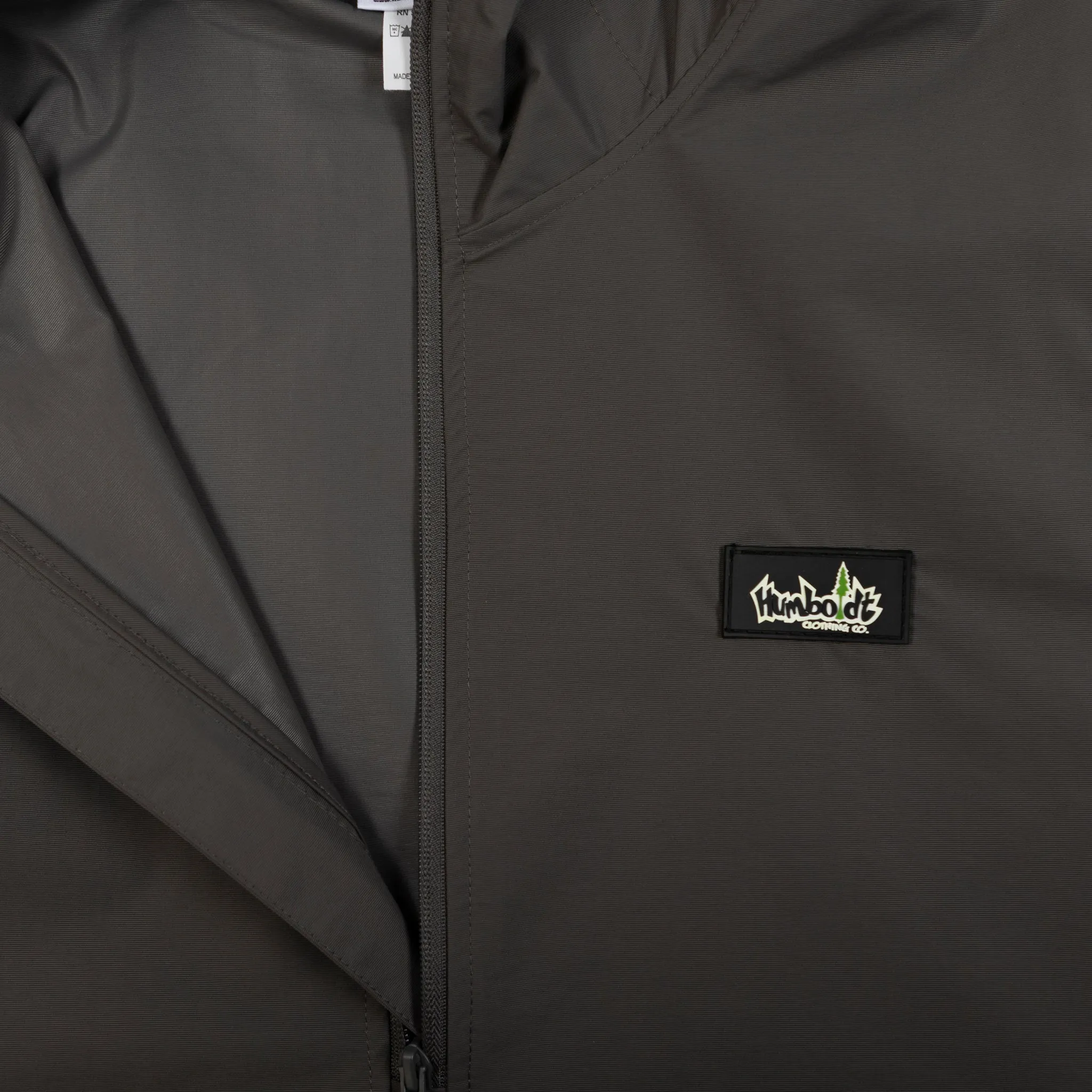 Humboldt Nylon Anorak Windbreaker Jacket Graphite