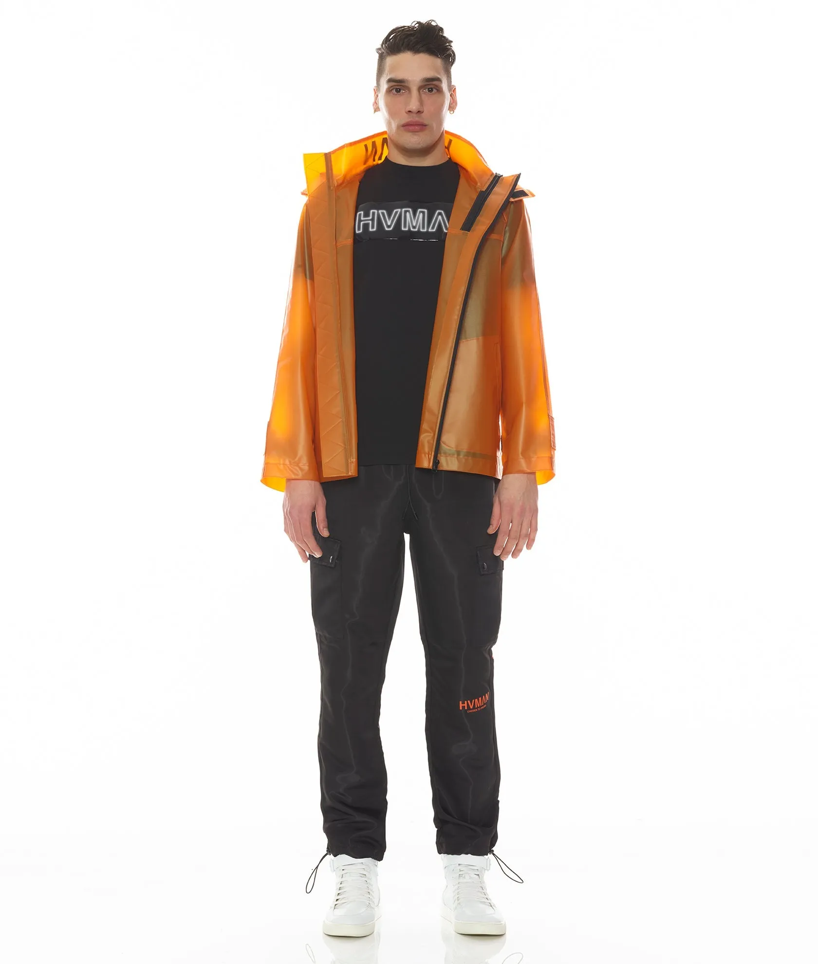 HVMAN RAINCOAT IN FLAME