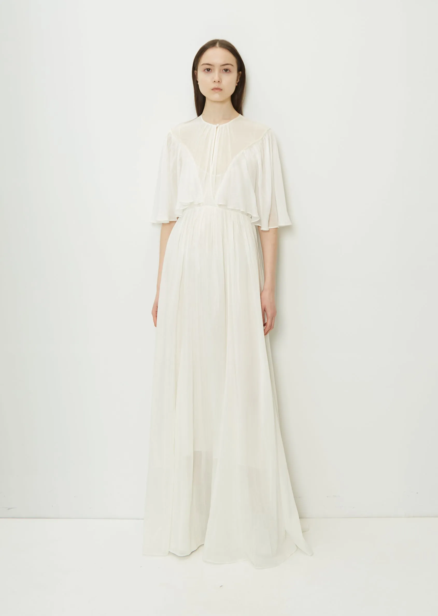 Il Voile Incantato Cotton Silk Dress — Pure