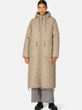 Ilse Jacobsen T Cobblestone Padded Long Coat AERIAL01 163