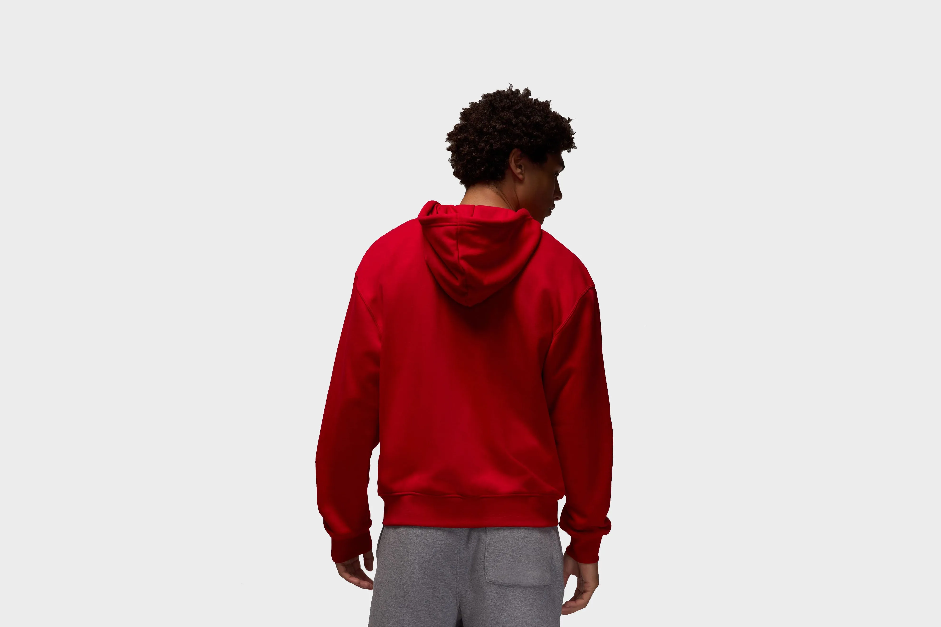 Jordan Brooklyn Full-Zip Fleece Hoodie (University Red)