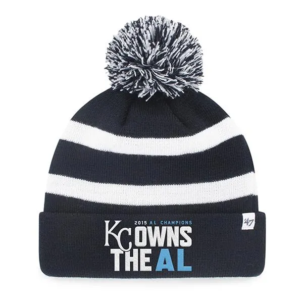 Kansas City Royals 47 Brand 2015 AL Champs "Owns the AL" Breakaway Beanie Cap