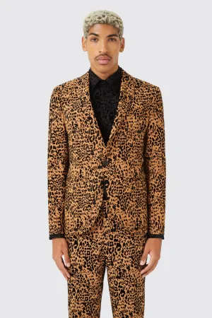 Kilkea Slim Fit Leopard Print Jacket TT x AM - ARCHIVE