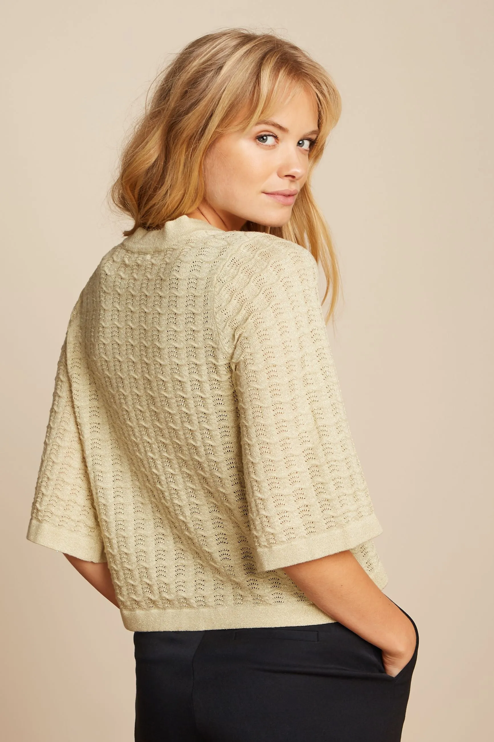 King Louie emily cardi palette cream