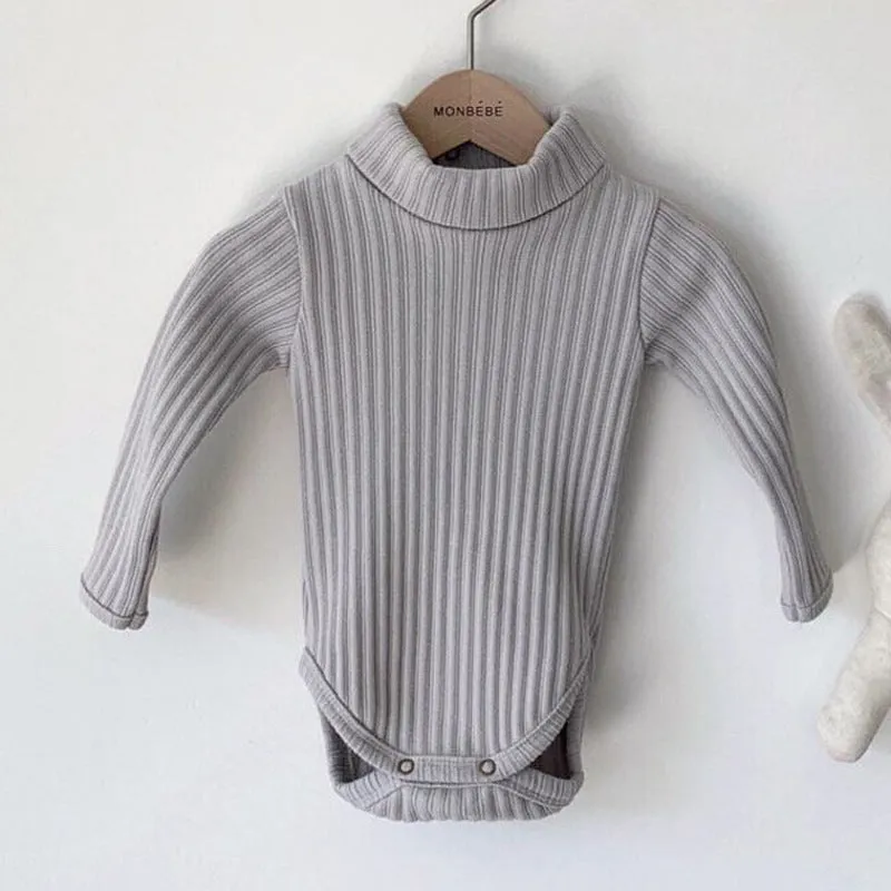 Knitted Winter Turtleneck Romper