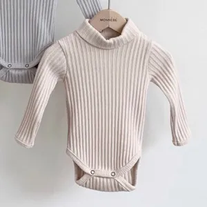 Knitted Winter Turtleneck Romper