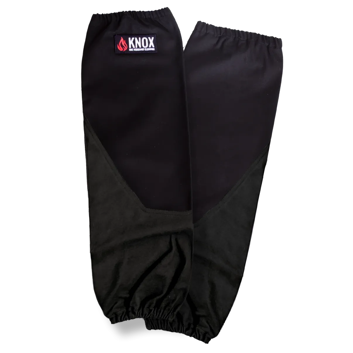 Knox Split Leather FR Welding Sleeves (Black)