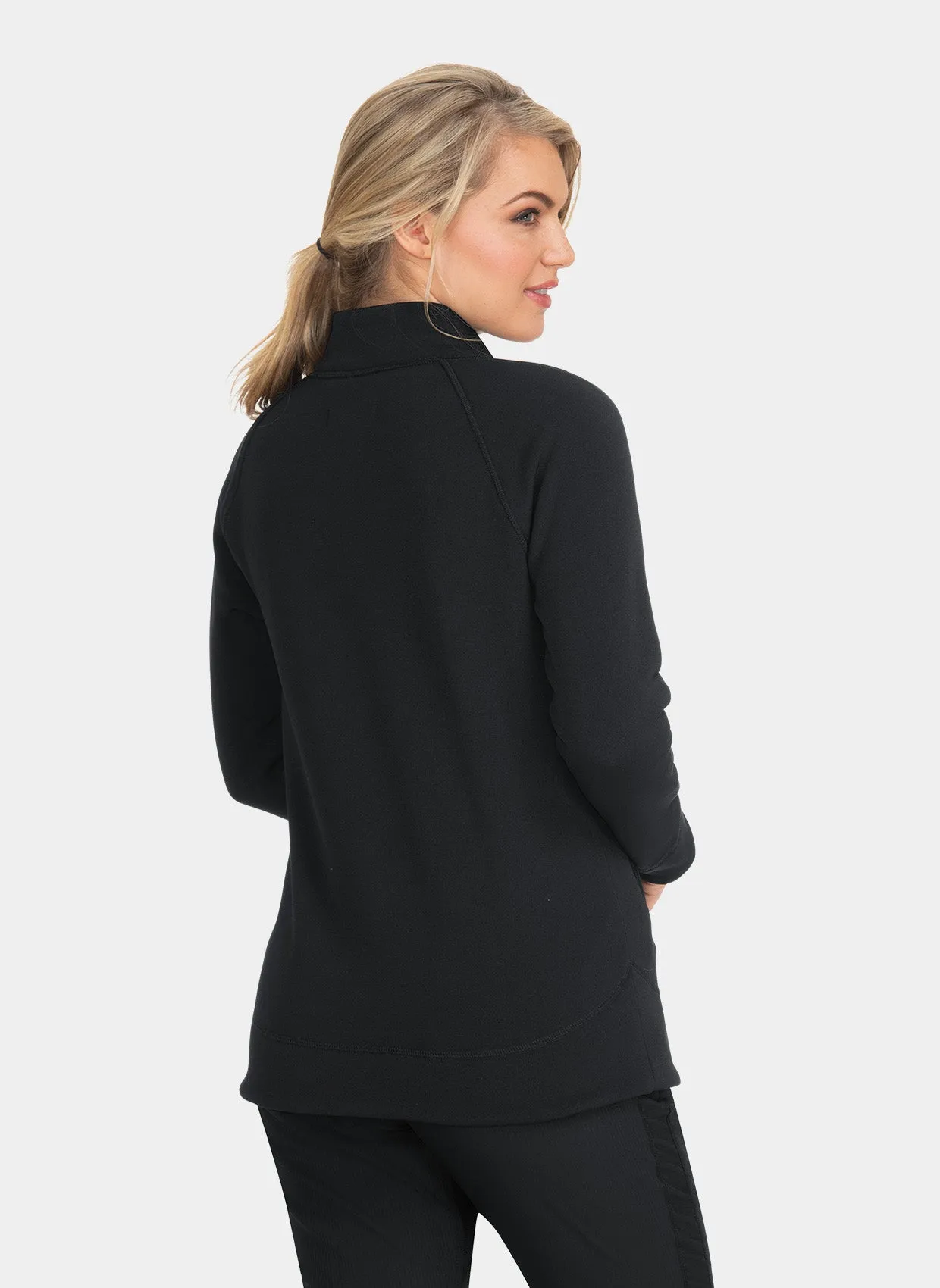 Koi Lite Wellness Fleece Jacket - Black