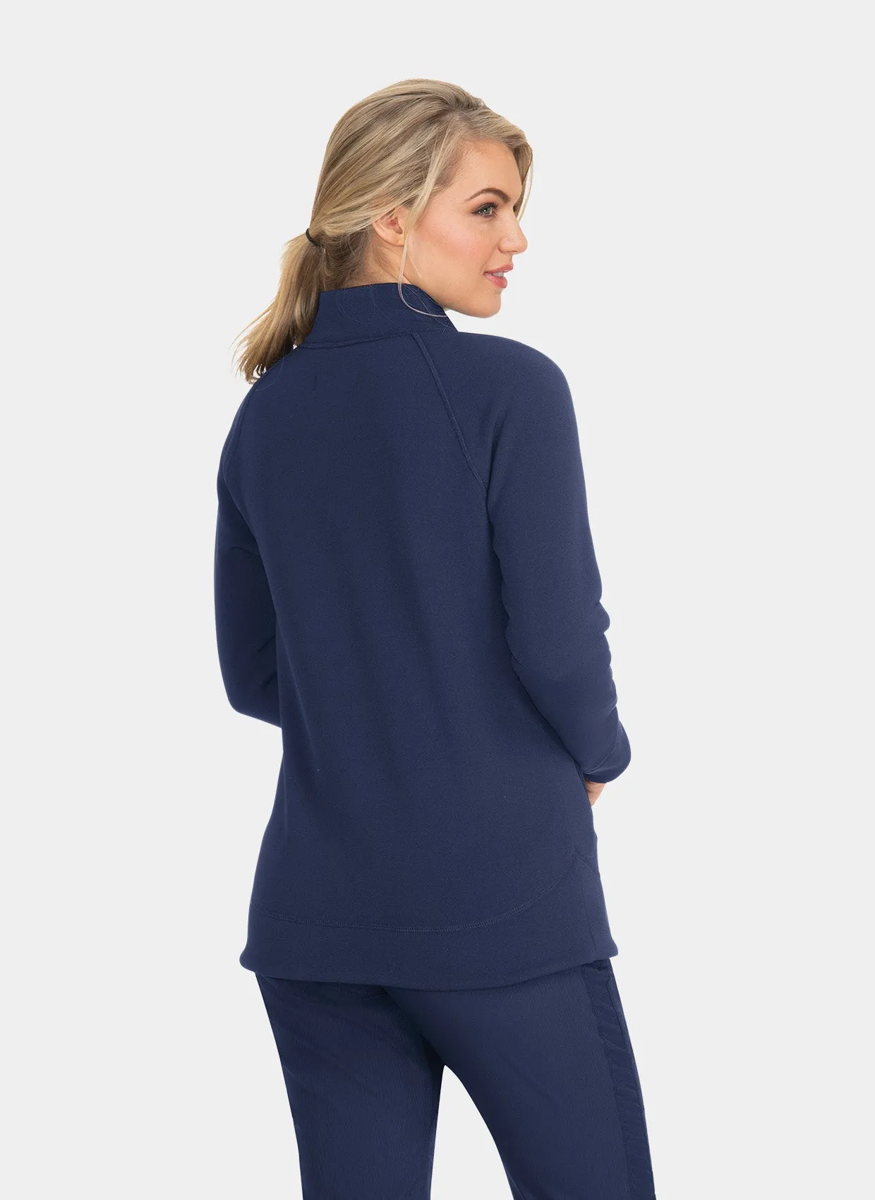 Koi Lite Wellness Fleece Jacket - Navy