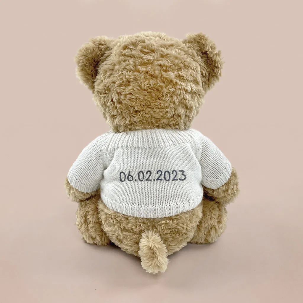 Large Personalised Christening Bear