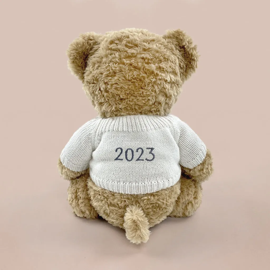 Large Personalised Christening Bear