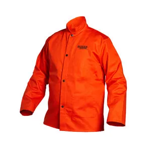 Lincoln K4688 Safety Orange Bright FR Cloth Welding Jacket (1 Jacket)