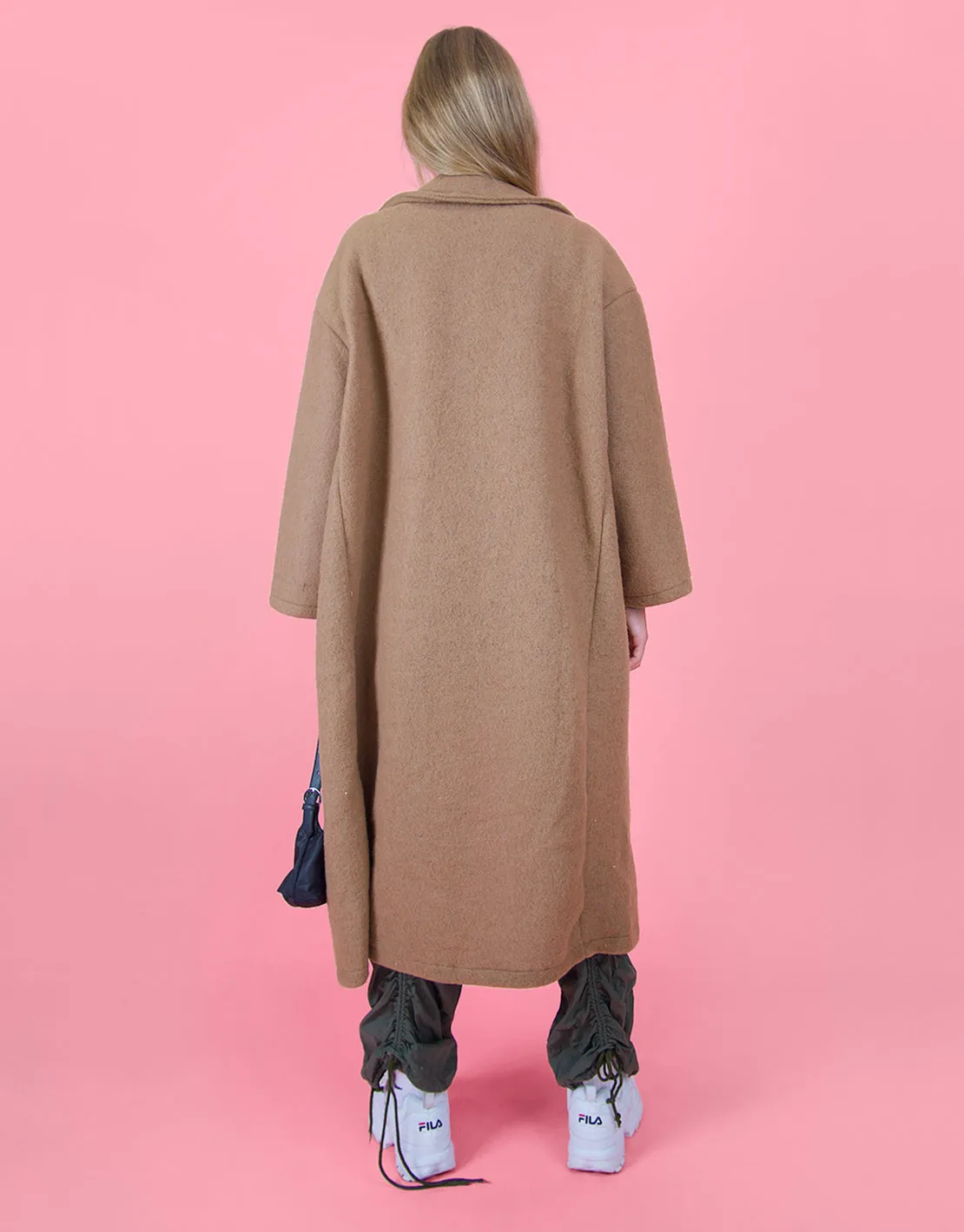 Long teddy coat