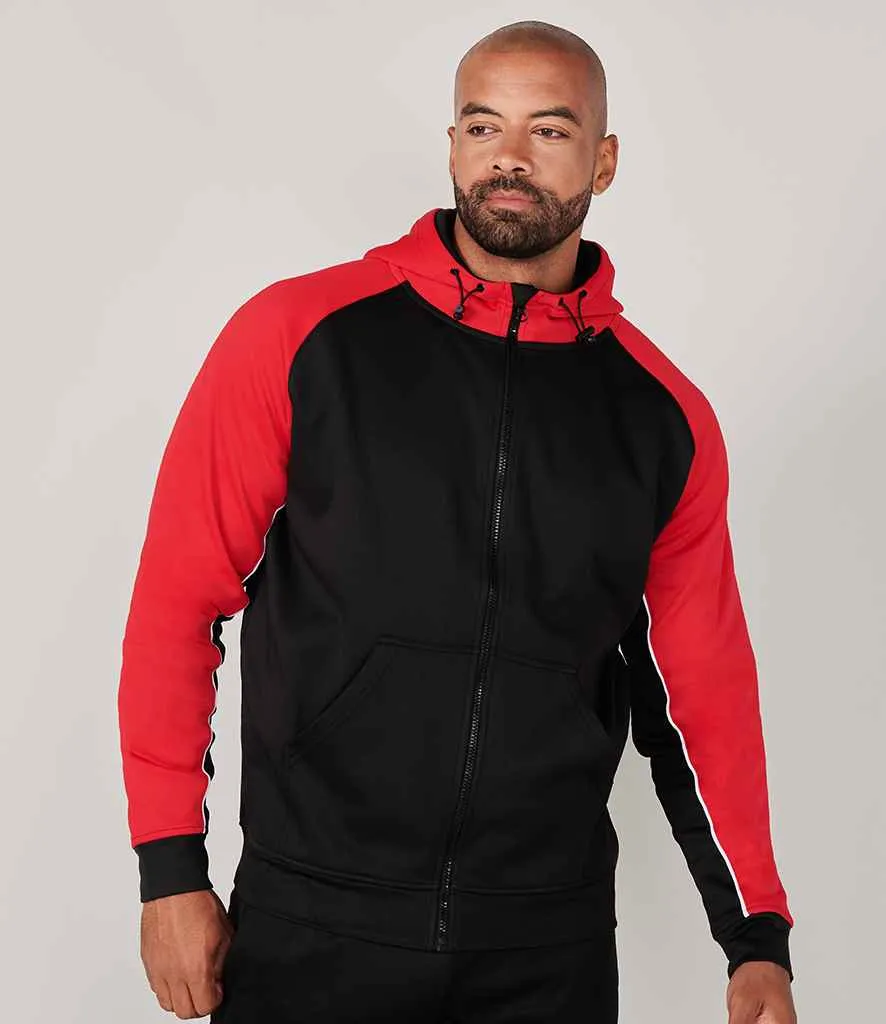 LV340 - Finden and Hales Panelled Sports Hoodie