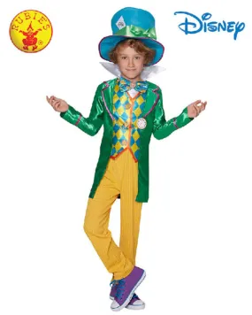 MAD HATTER BOYS DELUXE COSTUME (LARGE POLYBAG), TWEEN