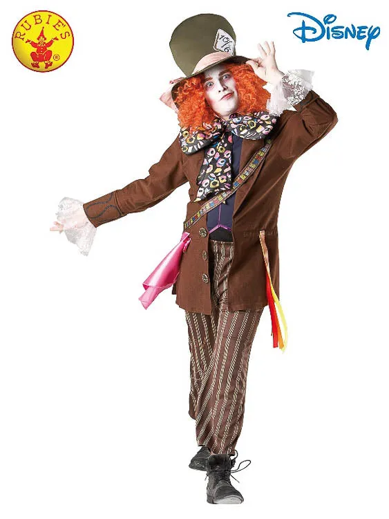 MAD HATTER DELUXE COSTUME, ADULT