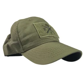 Made in USA Logo Range Hat Velcro Patch Olive