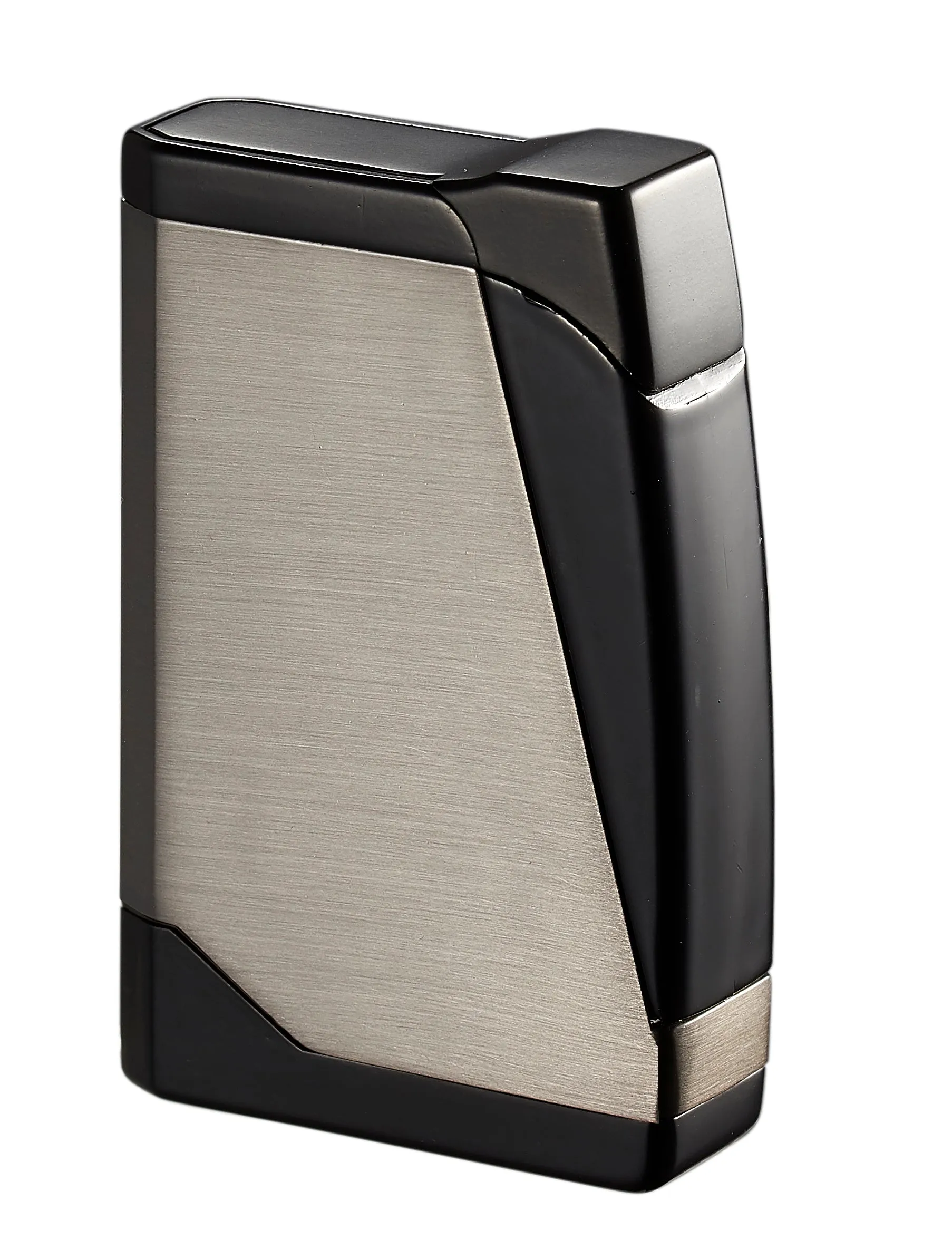 Madrid Dual Torch Flame Cigar Lighter - Silver