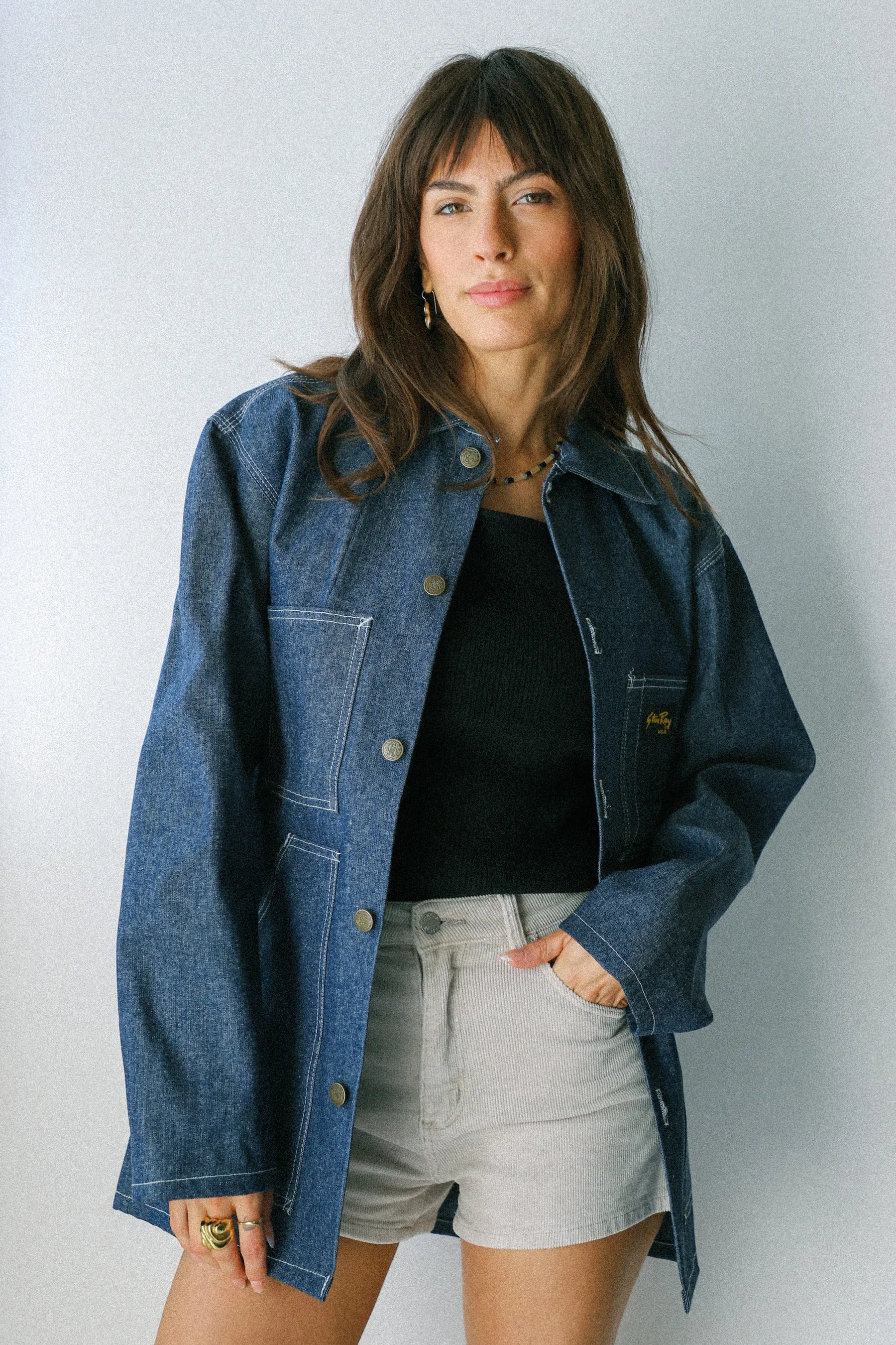 Medium Blue Shop Jacket