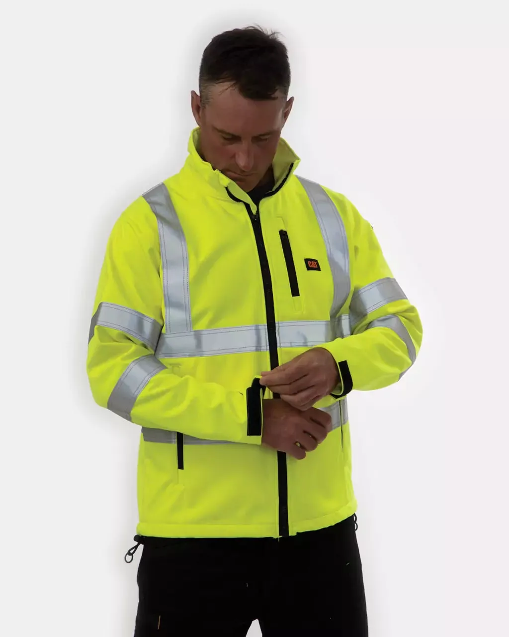 Men's Hi-Vis FR Softshell Jacket