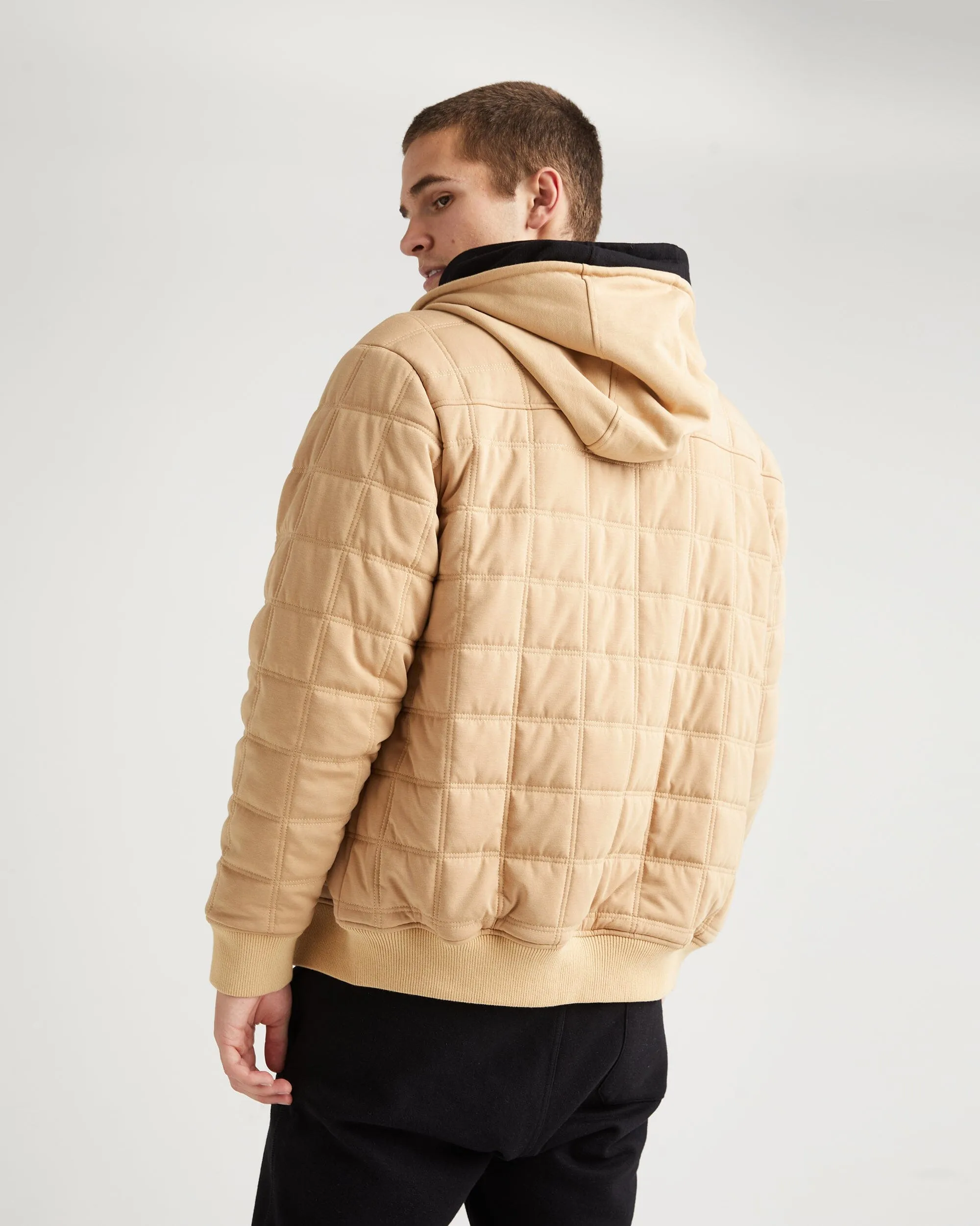 Men's Quilted Modal Bomber Jacket