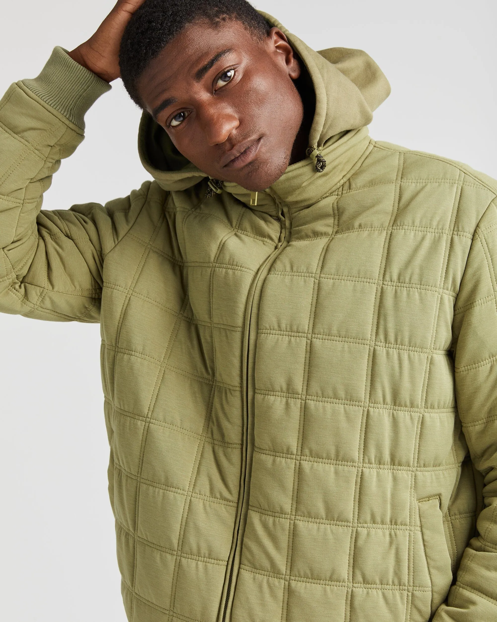 Men's Quilted Modal Bomber Jacket