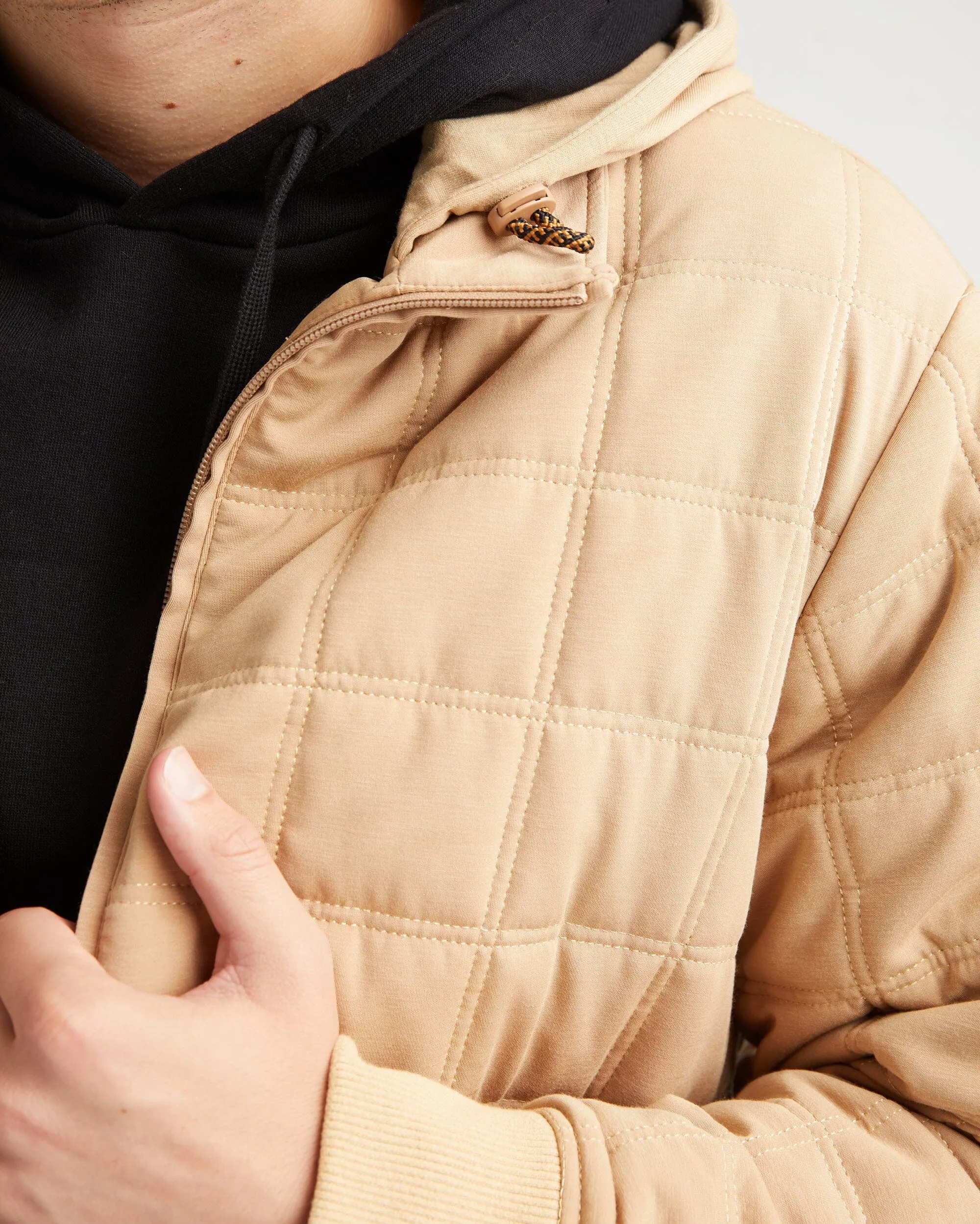 Men's Quilted Modal Bomber Jacket