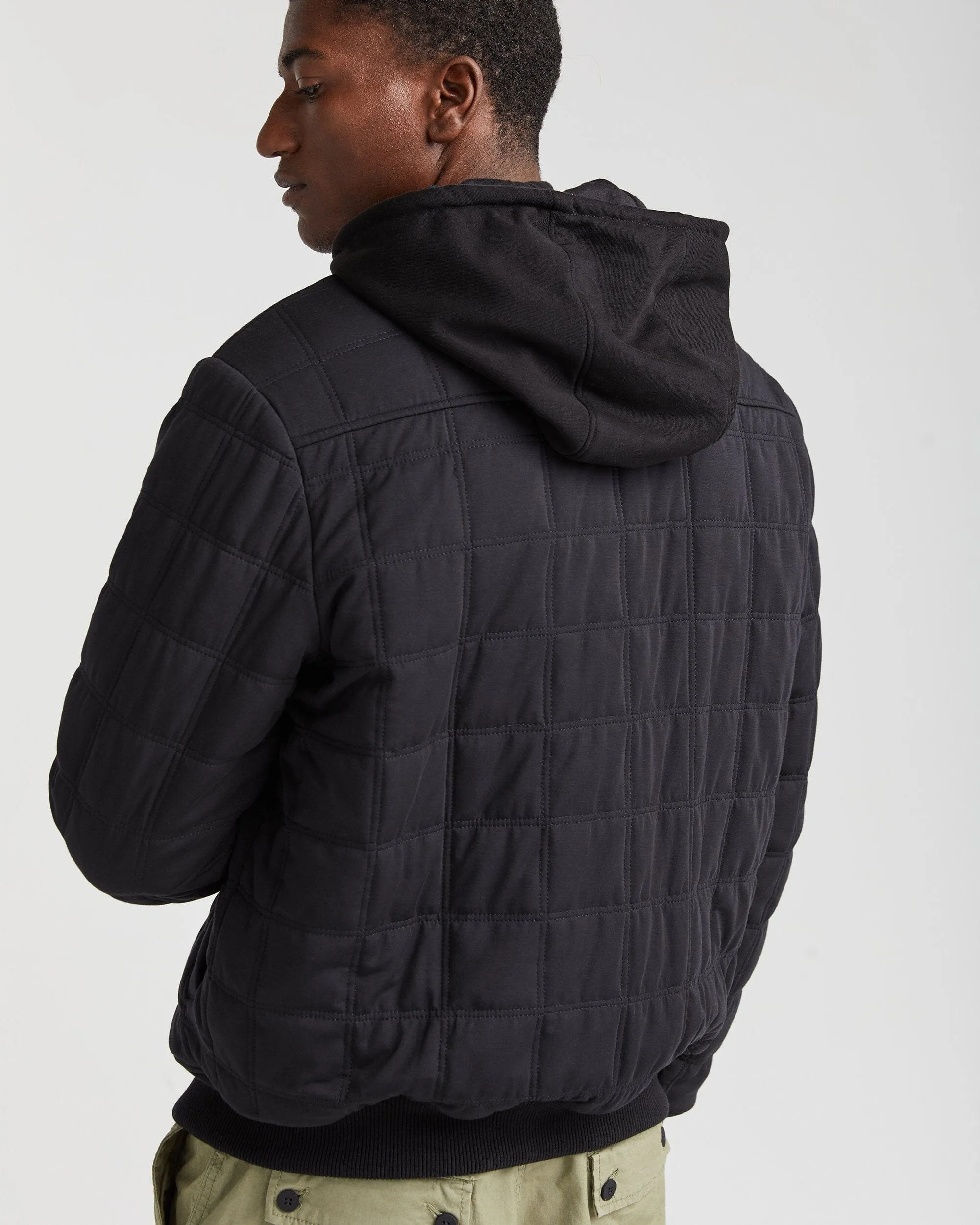 Men's Quilted Modal Bomber Jacket