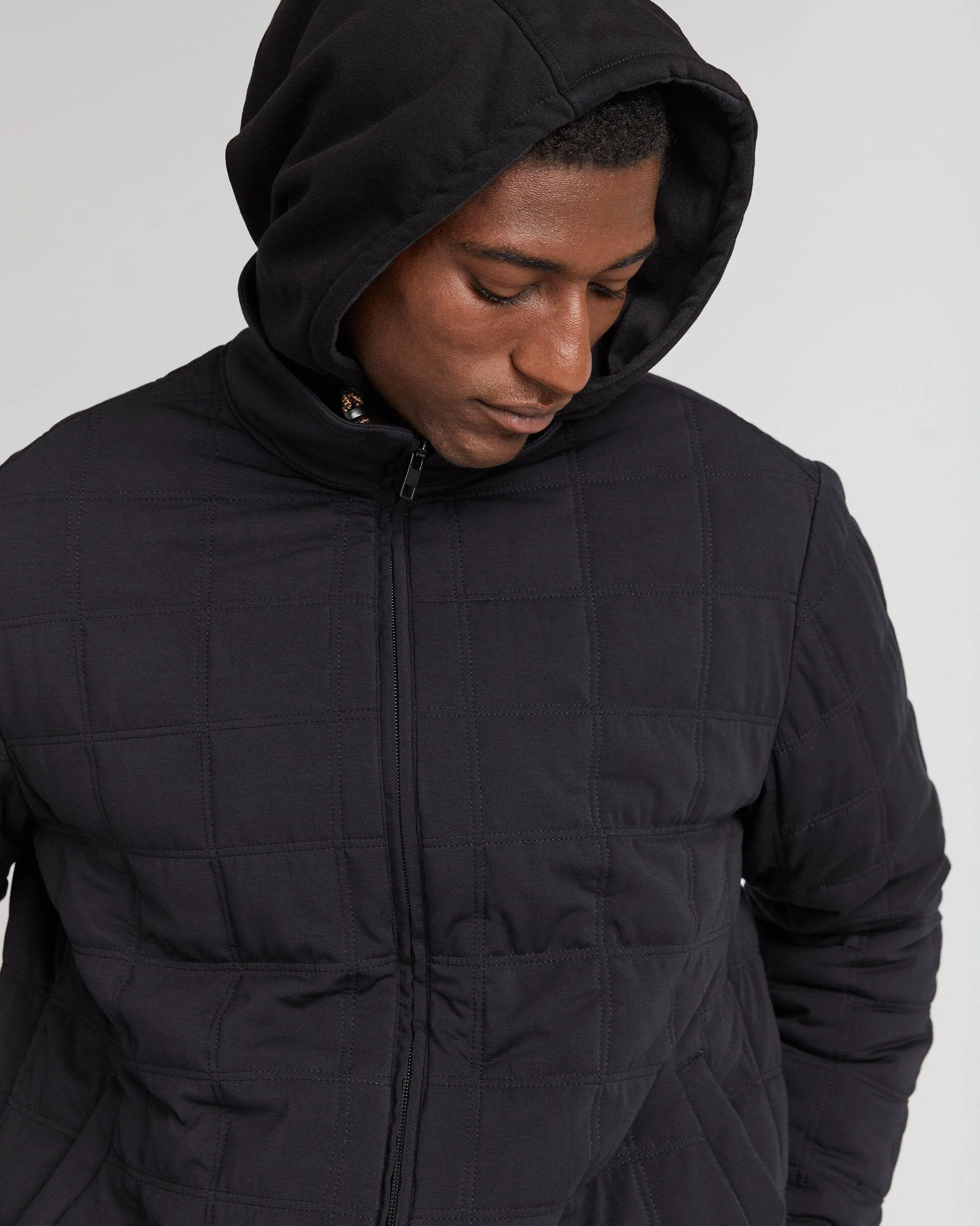 Men's Quilted Modal Bomber Jacket