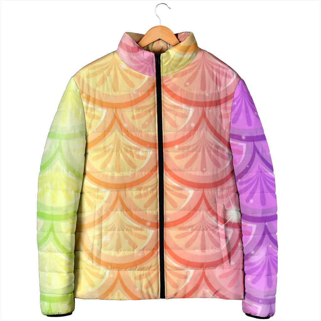 Mermaid Scales Women's Padded Jacket