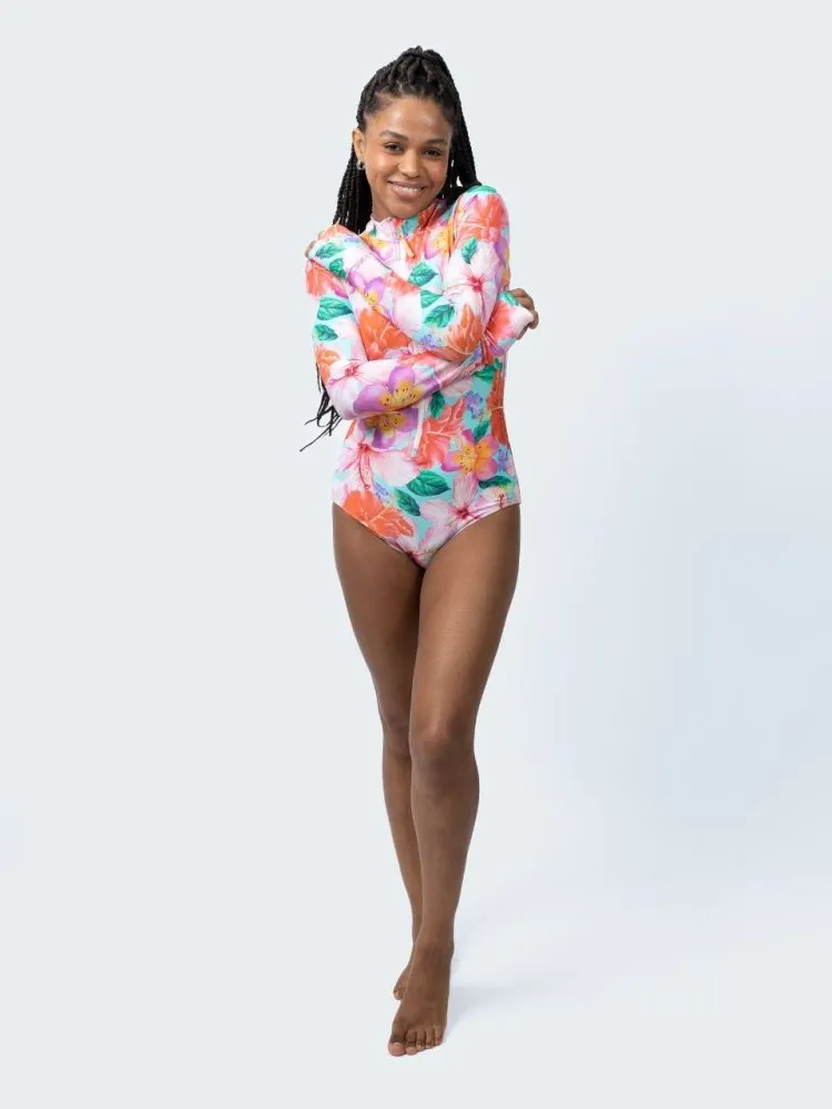 Michele One-Piece Swimsuit - HIBISCUS